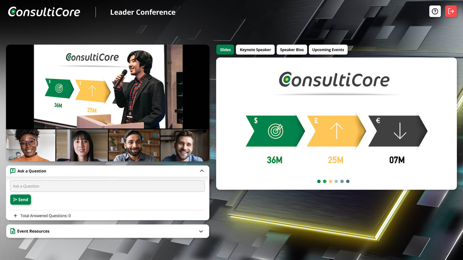 Consulticore leader conference event