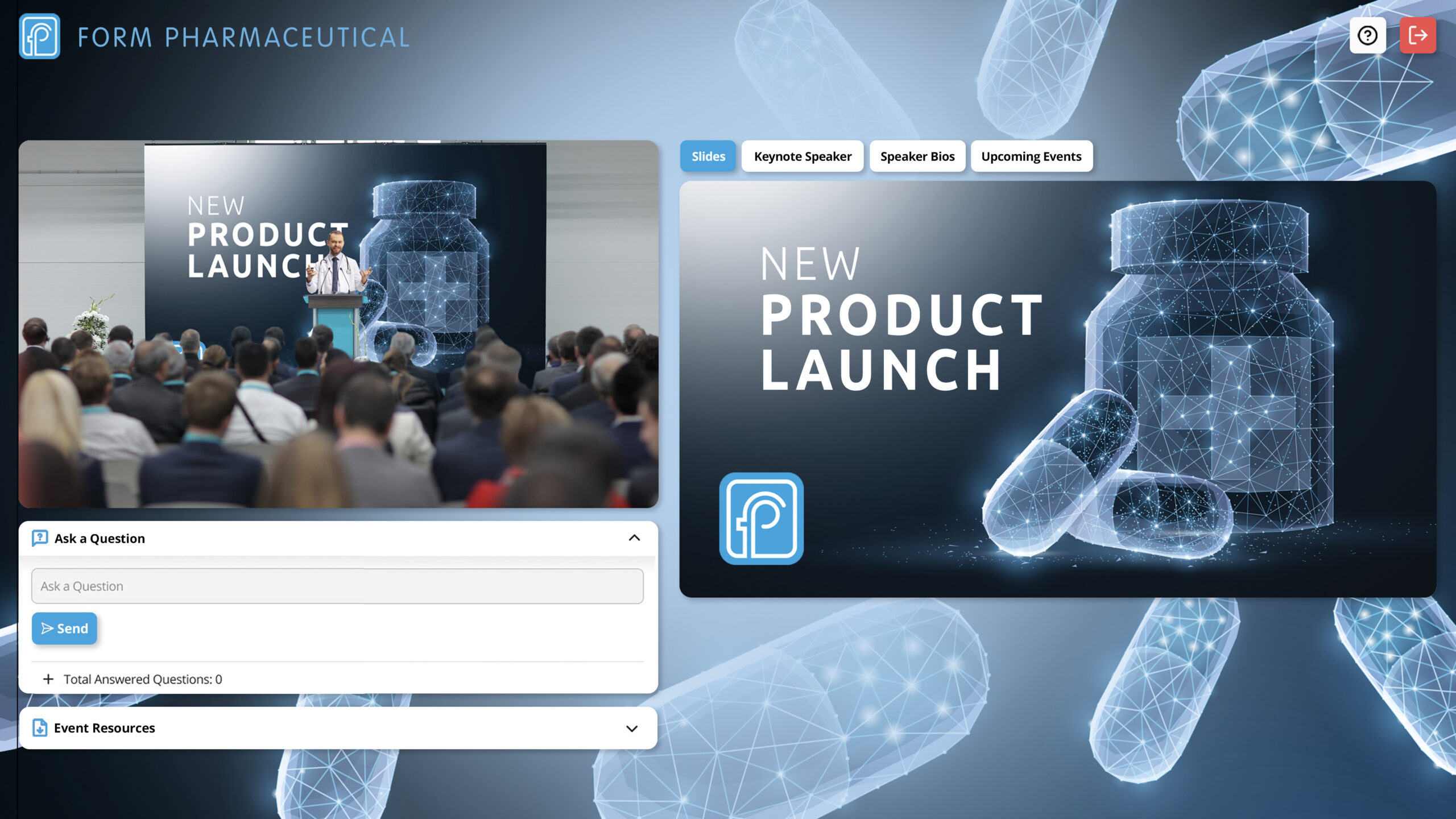 Form Pharma product launch event