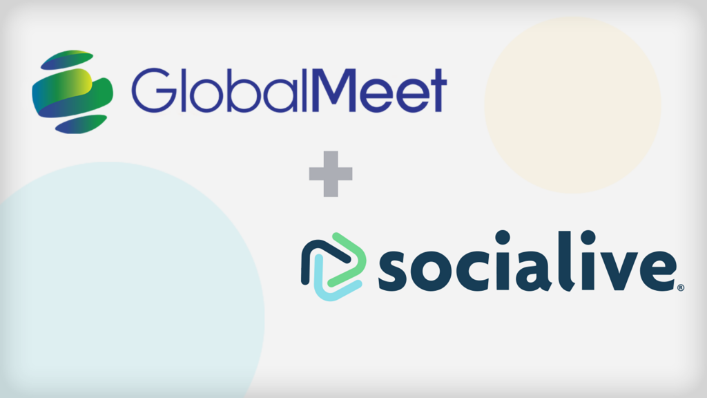 GlobalMeet and Socialive logos