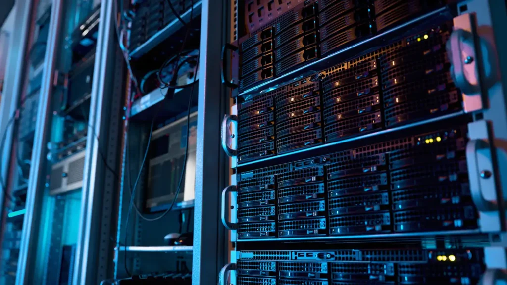 image of a computer servers